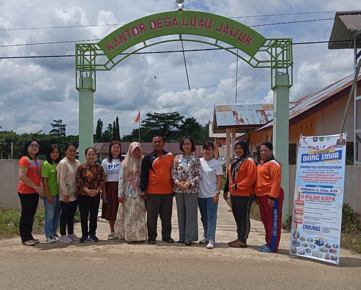 Sinergi Si Keren Bang Imar dalam Penguatan Kampung Keluarga Berkualitas di Desa Luaw Jawuk